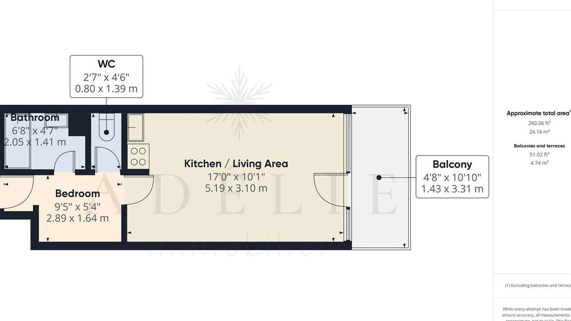 Studio Montagne Au Centre, 4 Pers, Balcon, Proche Pistes - Fr-1-398-575 La Rosiere  Apartment